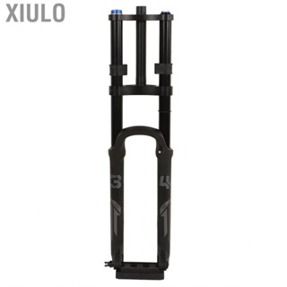 Xiulo 27.5inch Bike Suspension Front  Mountain Forks Shock Absorber Manual Lockout Straight Steerer