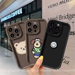 เคสโทรศัพท์มือถือนิ่ม ลายลูกสุนัข ลูกสุนัขหน้ายิ้มน่ารัก 3D สําหรับ Samsung A12 A14 A13 A34 A04s A04E A02s A04 A32 A03s A23 A03 A24 A50 A20 A02s A52 A31 A10s A11 A20s A50s A51