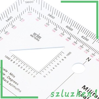 [Szluzhen1] ไม้โปรแทรกเตอร์ สเกล 5 นิ้ว x5 นิ้ว สําหรับอ่านหนังสือ