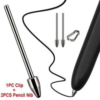 DYNA Touch Stylus Tip, แท็บเล็ตเติมดินสอ Nib, ทนต่อการสึกหรอไทเทเนียมอัลลอยด์ Silver S Pen Nib สําหรับ Galaxy Tab S7/S8/S9+ S23 Note20