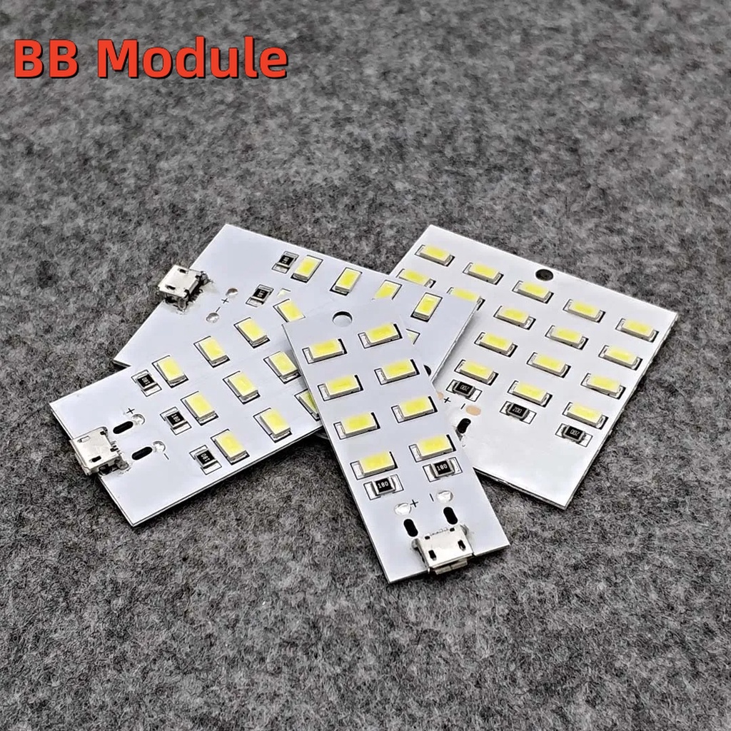แผงไฟฉุกเฉิน LED 5730 smd 5V 430mA~470mA สีขาว Mirco USB 5730 คุณภาพสูง