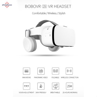 Vip Z6 VR แว่นตาเสมือนจริง 3D BOBO VR ขนาดเล็ก สําหรับโทรศัพท์มือถือ 4.7-6.2 นิ้ว