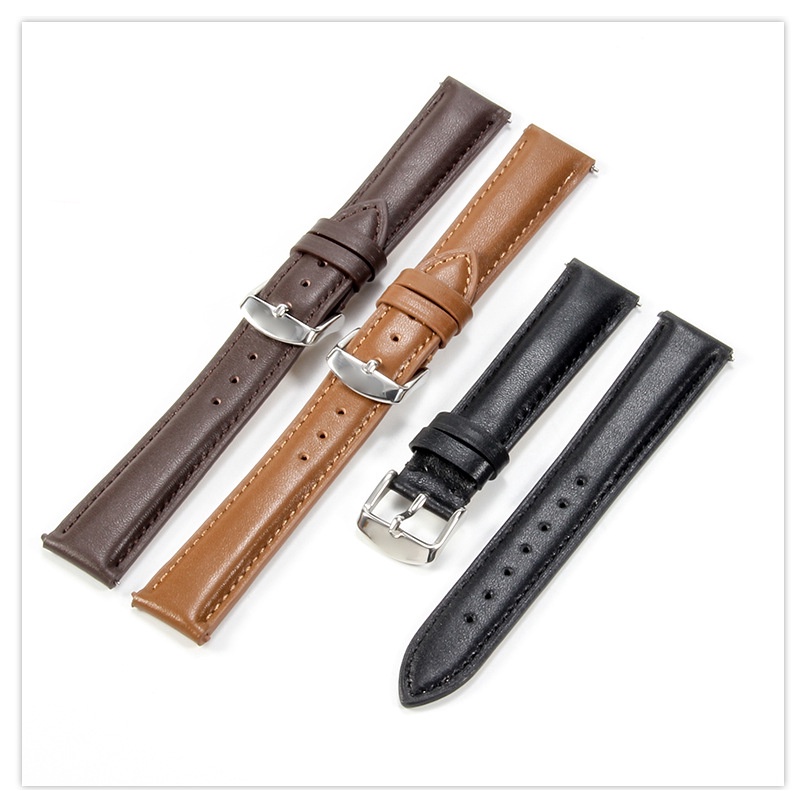 สายนาฬิกาข้อมือ สายหนังวัวแท้ แบบนิ่ม 18 มม. 20 มม. สําหรับ Fossil