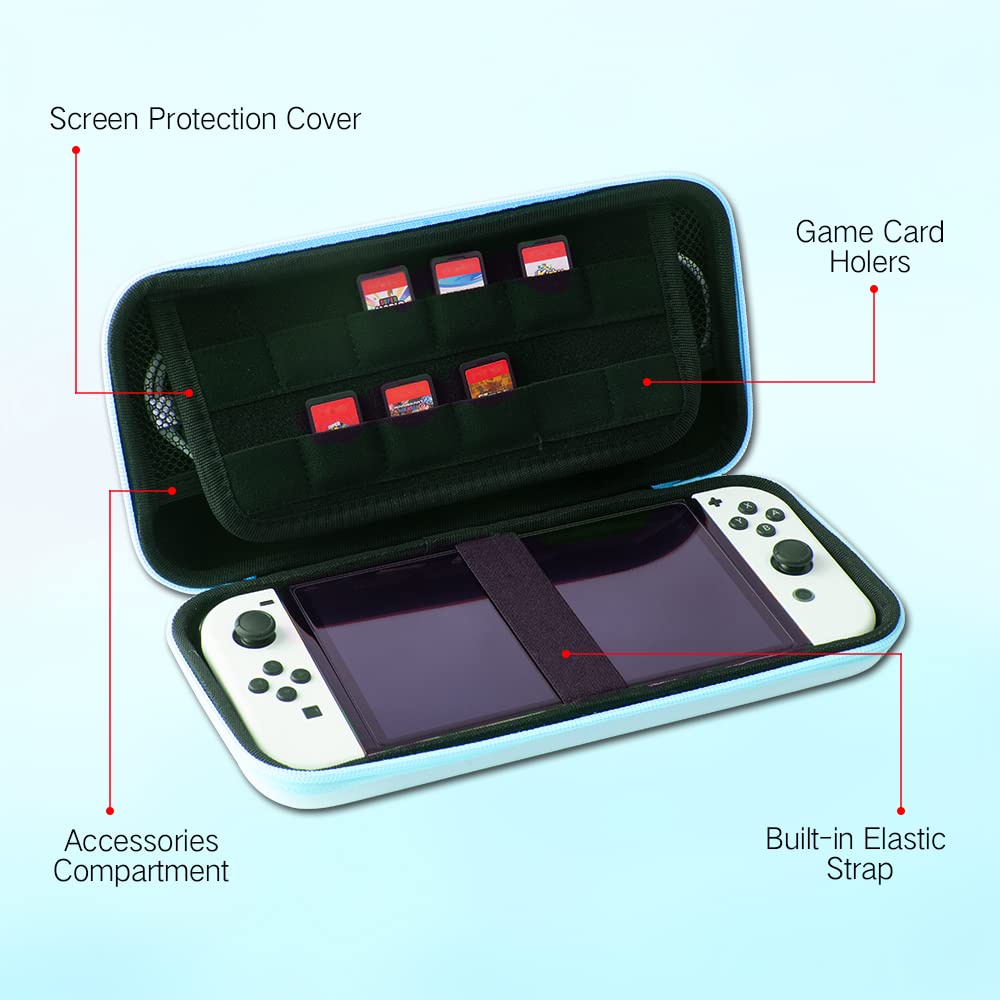 กระเป๋าเคส ลาย Cinnamoroll Nintendo Switch V1/OLED น่ารัก อุปกรณ์เสริม สําหรับ NS Switch OLED NS Lite