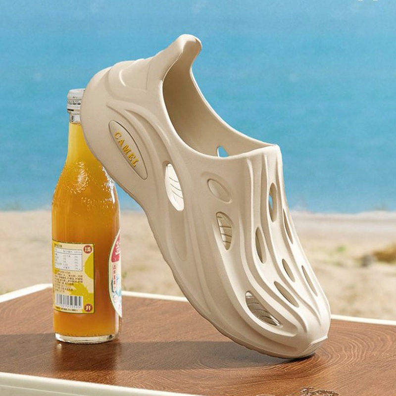 CAMEL SPORTS รองเท้าแตะ พื้นนิ่ม ระบายอากาศได้ดี ป้องกันการลื่น เหมาะกับเดินชายหาดกลางแจ้ง สไตล์สปอร์ต สําหรับผู้ชาย