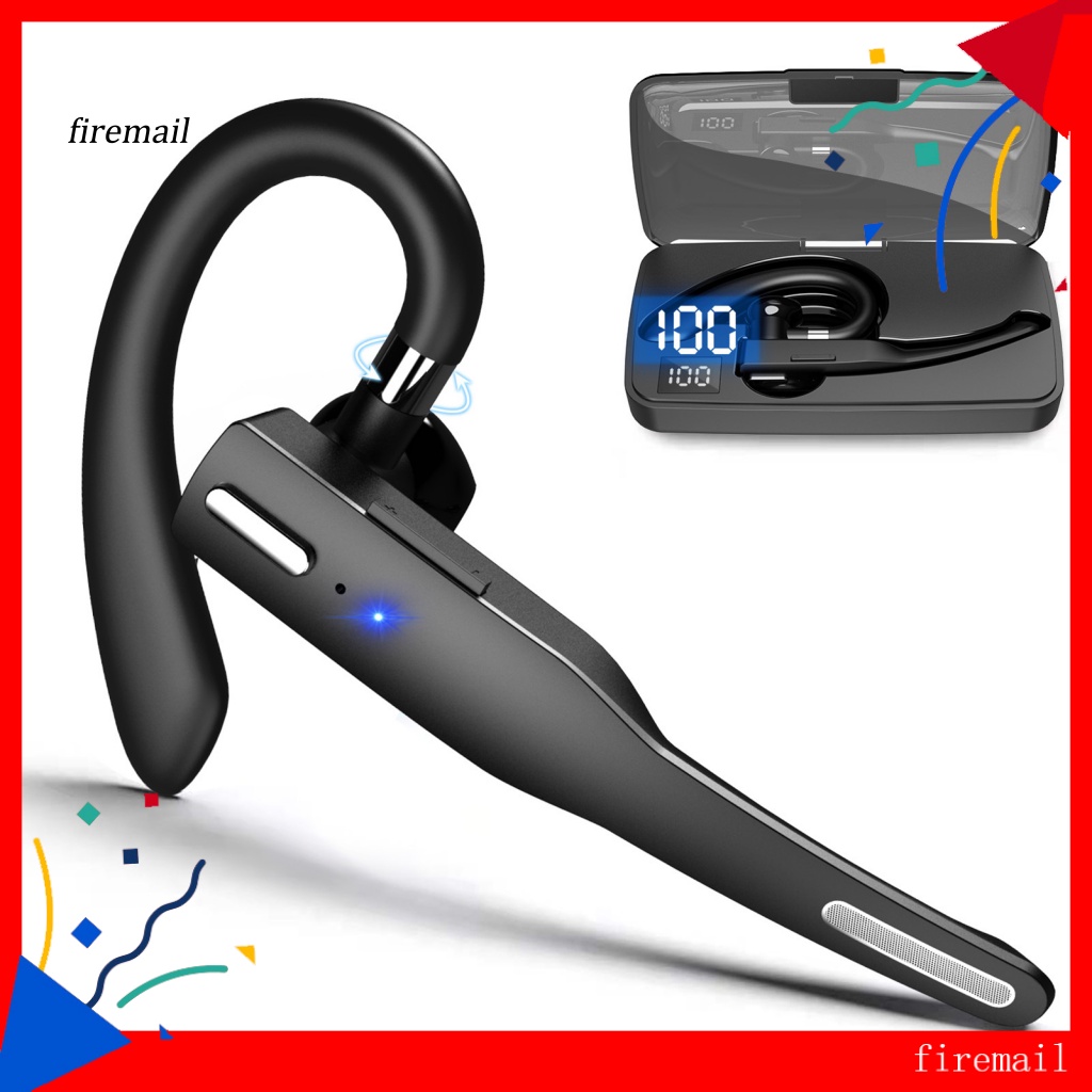 [FM] Yyk-525 หูฟังบลูทูธไร้สาย 51 หน้าจอดิจิทัล ลดเสียงรบกวน แฮนด์ฟรี สําหรับขับขี่