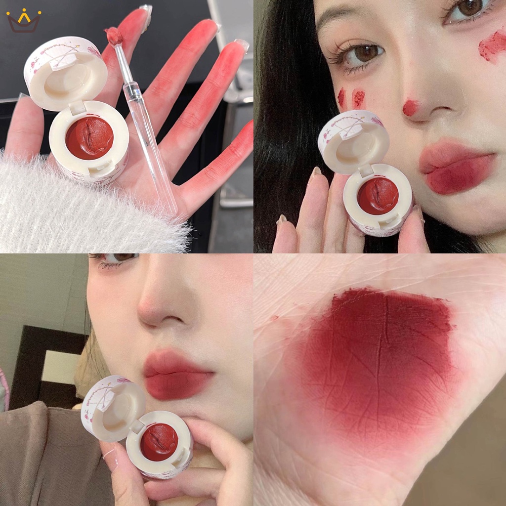 ลิปสติก ลิปครีม รองพื้น เนื้อแมตต์ สีนู้ด สําหรับนักเรียน YUE