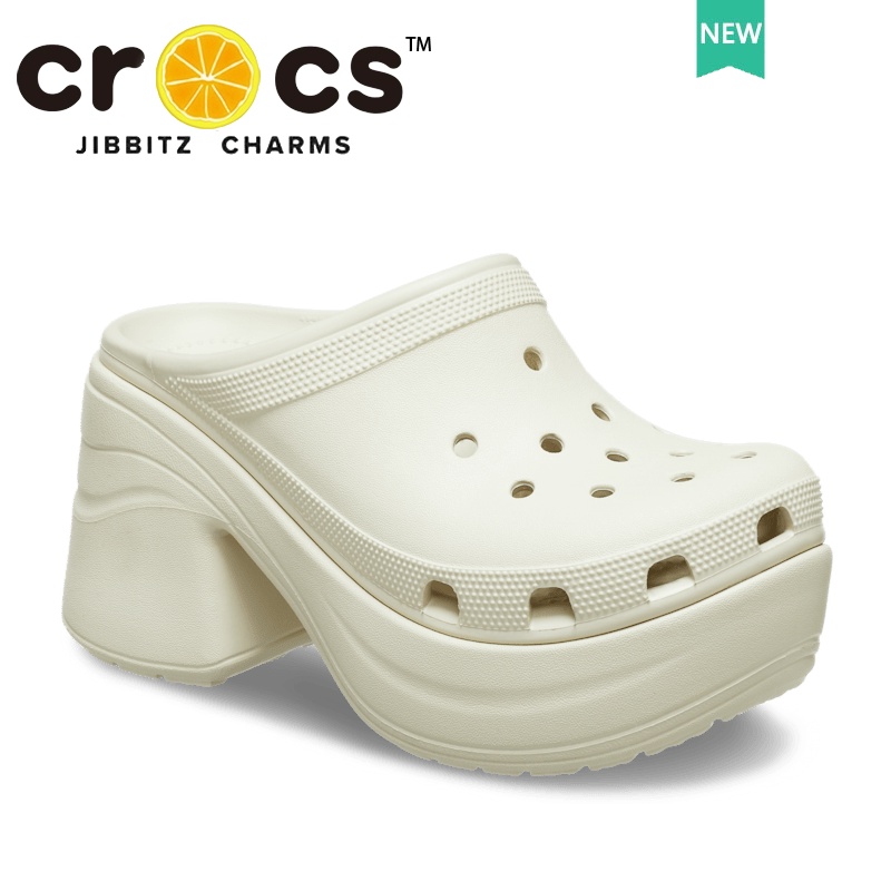 croc แท้ SIREN CLOG รองเท้ามีส้น รองเท้าพื้นหนา #208547