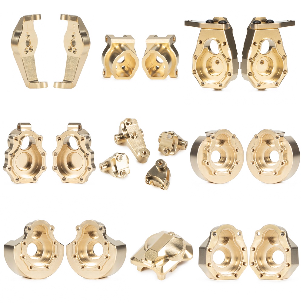 Trx4 บล็อกถ่วงน้ําหนัก ทองเหลือง สําหรับรถไต่หินบังคับ 1/10 TRX-4 Defender Bronco Sport F150 TRX6