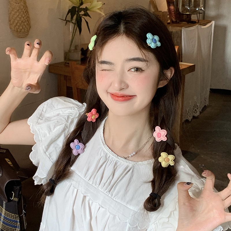 กิ๊บติดผม รูปปากเป็ด ดอกไม้น่ารัก สีแคนดี้ สําหรับเด็กผู้หญิง จํานวน 1 ชิ้น