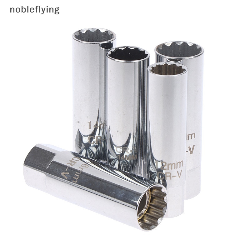 Nf ประแจถอดซ็อกเก็ตหัวเทียน แม่เหล็ก 3/8 นิ้ว 12/14/16 มม. nobleflying