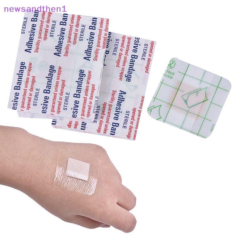 Newsandthen1 10 ชิ้น ไฮโปอัลเลอร์จีนิก ไม่ทอ กาวติดแผล แต่งตัว ช่วยเหลือดี