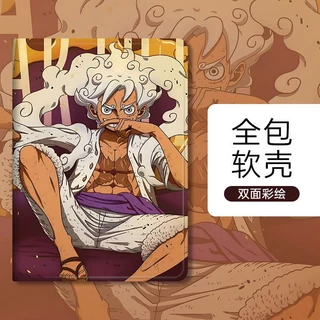One Piece Luffy Gear 5 กรณี iPad air4/5 mini1/2/3/4/5/6 เคส iPad 10.2 gen7/8/9 2022 pro11 gen11 a16 M3 M5 ฝาครอบ iPad gen5/6 air1/2 กรณีช่องเสียบปากกา