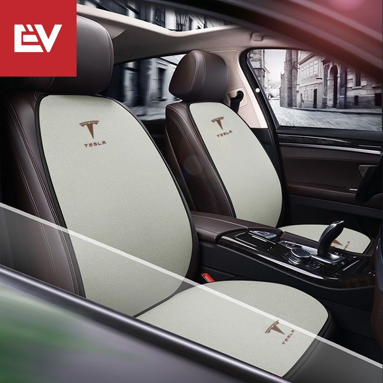 เบาะรองนั่ง ผ้าเรยอน สําหรับ Tesla Model 3 Y Model 3 Highland
