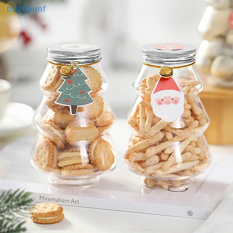Bdgf ขวดโหลใส่ขนมคุกกี้ ช็อคโกแลต ลูกอม ลายคริสต์มาส สโนว์แมน ขนาด 500 มล. DIY TH