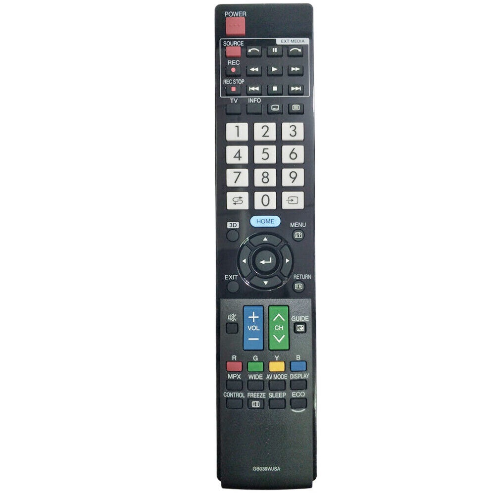 ใหม่ GB039WJSA รีโมทคอนโทรลสําหรับ Sharp Aquos LCD LED TV LC60LE640X LC60LE940X