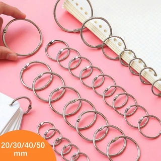 Rose Binder แหวน,โลหะอุปกรณ์สํานักงาน Loose-leaf แหวนคลิป,ทนทาน 20/30/40/50 มม.เงิน/Rose Gold Binding คลิปอัลบั้ม