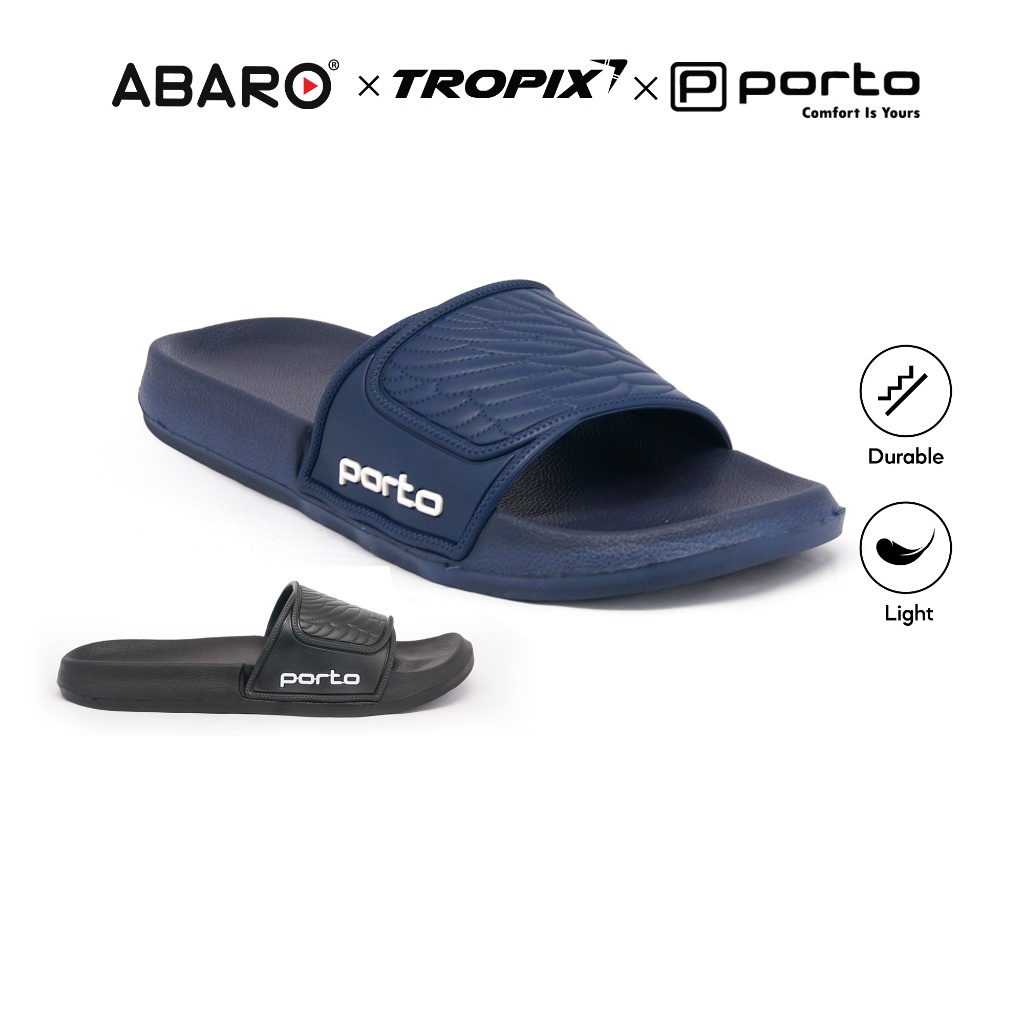 Abaro Super Light Comfy ESN71K3 TROPIX PORTO Soft EVA Men Slipper/Sandal Lelaki/ Men Sandal/Selipa Lelaki