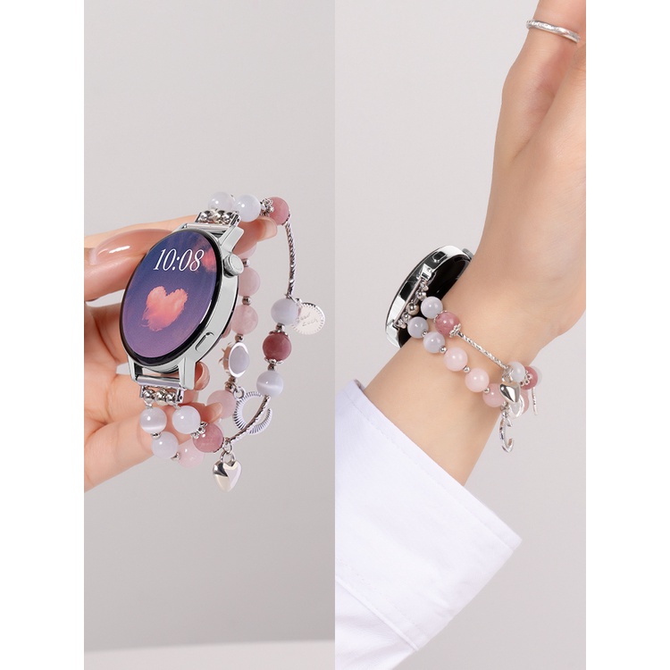 สายนาฬิกาข้อมือโลหะ รูปตาแมว หรูหรา สําหรับ Samsung Galaxy Watch 6 5 pro 4 Classic active 2 band 20 มม. 22 มม. huawei GT 2-2e 3-4
