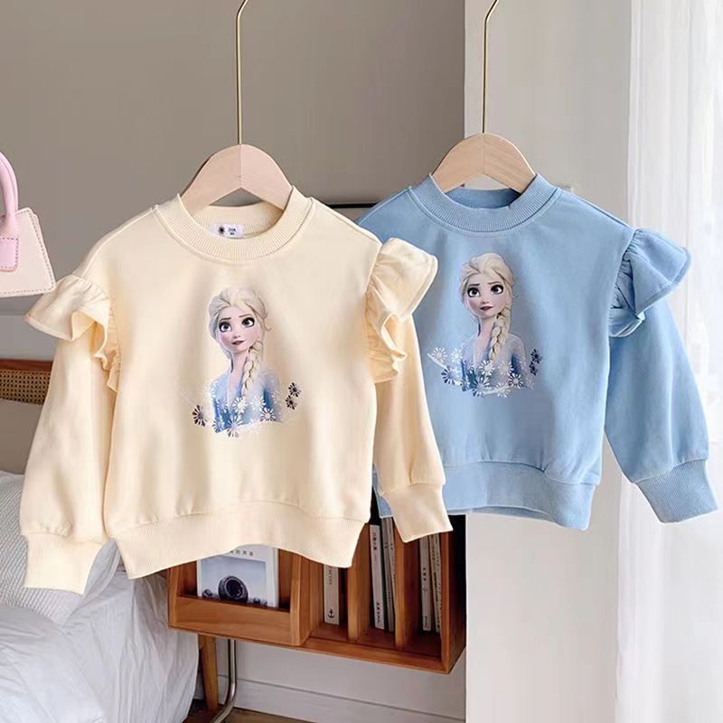 เสื้อกันหนาว พิมพ์ลายการ์ตูน แฟชั่นฤดูใบไม้ร่วง และฤดูหนาว สไตล์เกาหลี สําหรับเด็กผู้หญิง