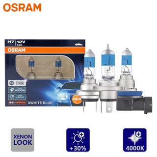 OSRAM H1 H4 H7 H11 HB3 9005 XWHITE BLUE ไฟหน้ารถฮาโลเจน 4000…