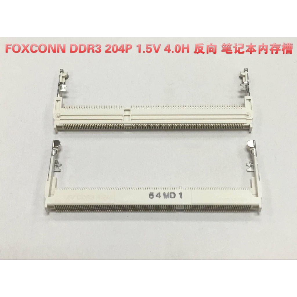 1 ชิ้น Foxconn Notebook Memory Slot DDR3 204P 1.5V 4.0H Reverse Socket Slot