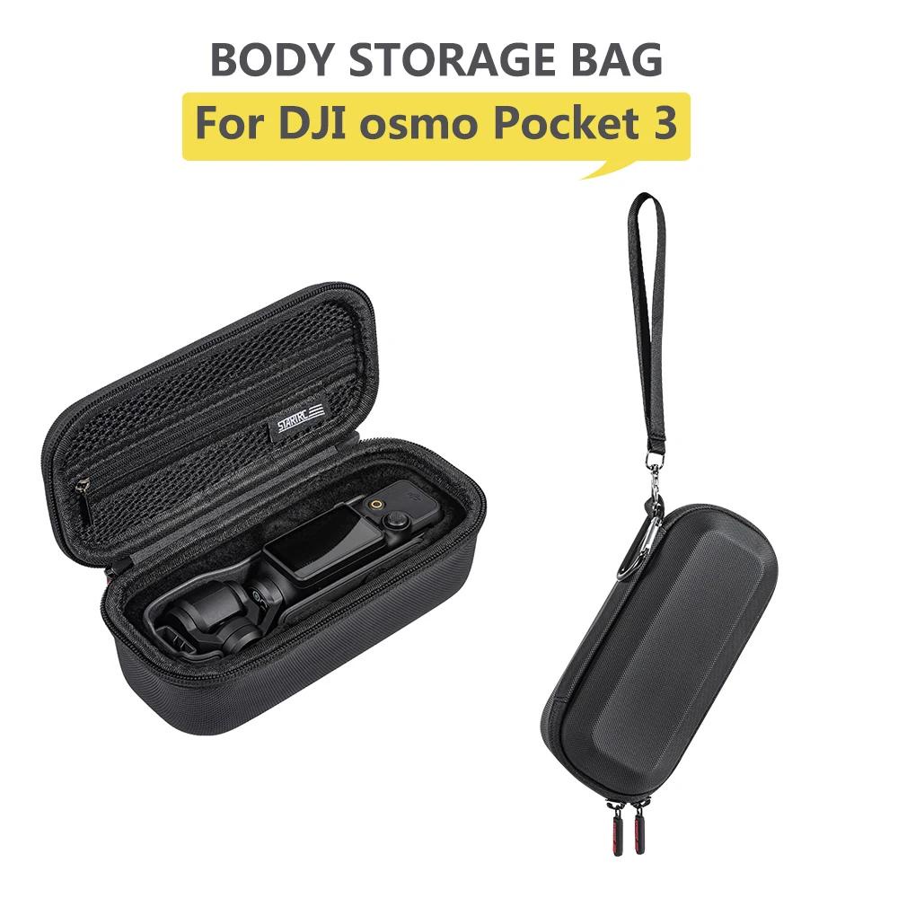 กระเป๋าหนัง PU แบบพกพา อุปกรณ์เสริม สําหรับ DJI Pocket 3 DJI Osmo Pocket 3