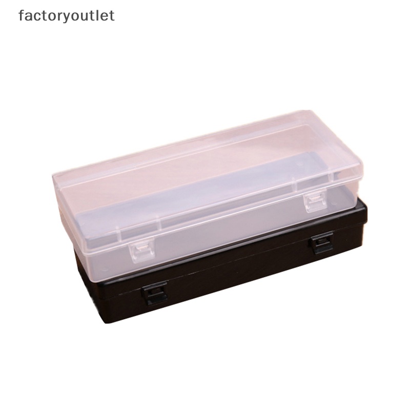 Flth กล่องพลาสติกใส ทรงสี่เหลี่ยมผืนผ้า กันฝุ่น ทนทาน สําหรับใส่เครื่องประดับ