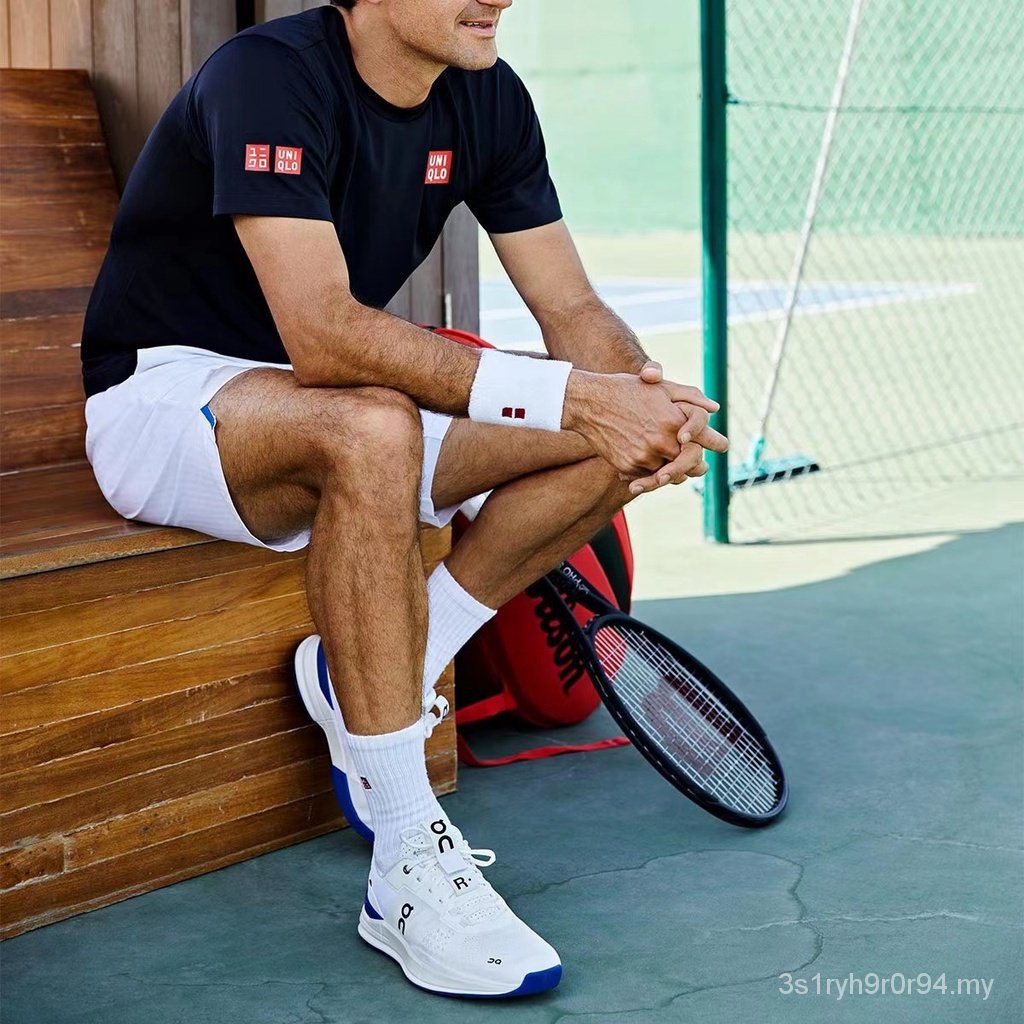 Stc5 New On Angle x Federer The Roger Pro รองเท้ากีฬา รองเท้าเทนนิส ระบายอากาศ สําหรับผู้ชาย ผู้หญิง NM34