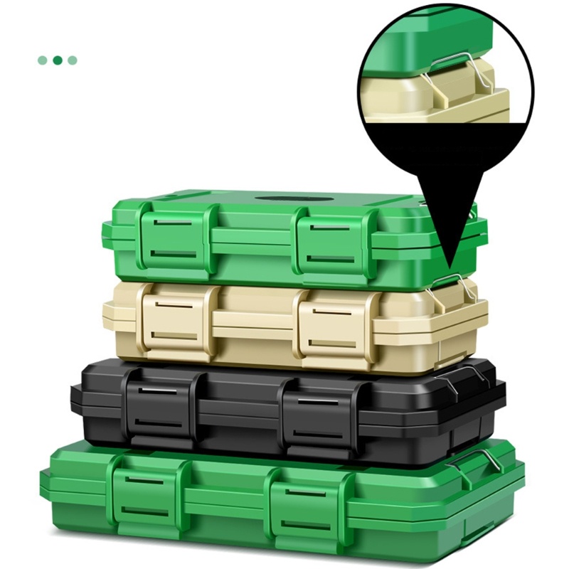 Boom Tool Box อุปกรณ์รักษาความปลอดภัยพลาสติก กล่องเครื่องมือ กล่องพกพา ทนทานต่อแรงกระแทก - รูปที่ 4