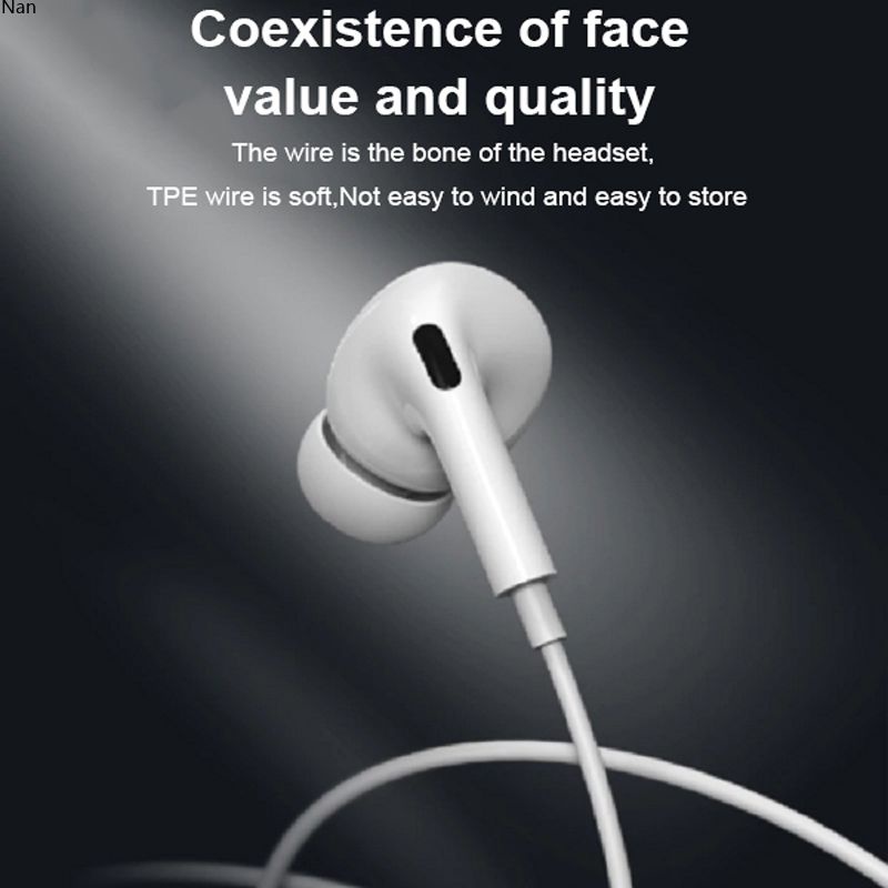 สําหรับ iPhone 5 6 7 8 Plus iPhone X XS MAX 11 ชุดหูฟังแบบมีสาย หูฟังเอียร์บัด