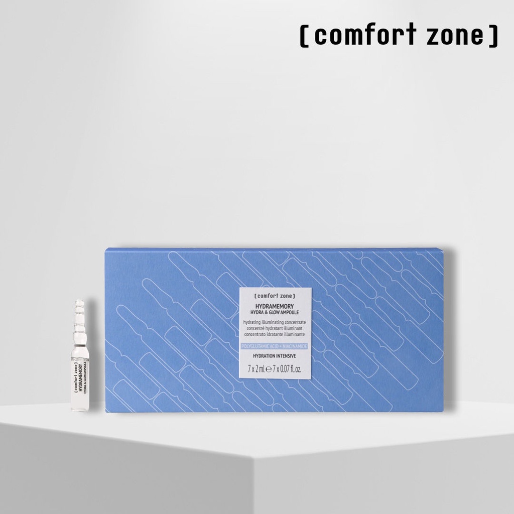 [COMFORT ZONE] แอมพลูบำรุงผิวหน้าอย่างล้ำลึก HYDRAMEMORY HYDRA & GLOW AMPOULE (7 x 2ML) Organic Pavi