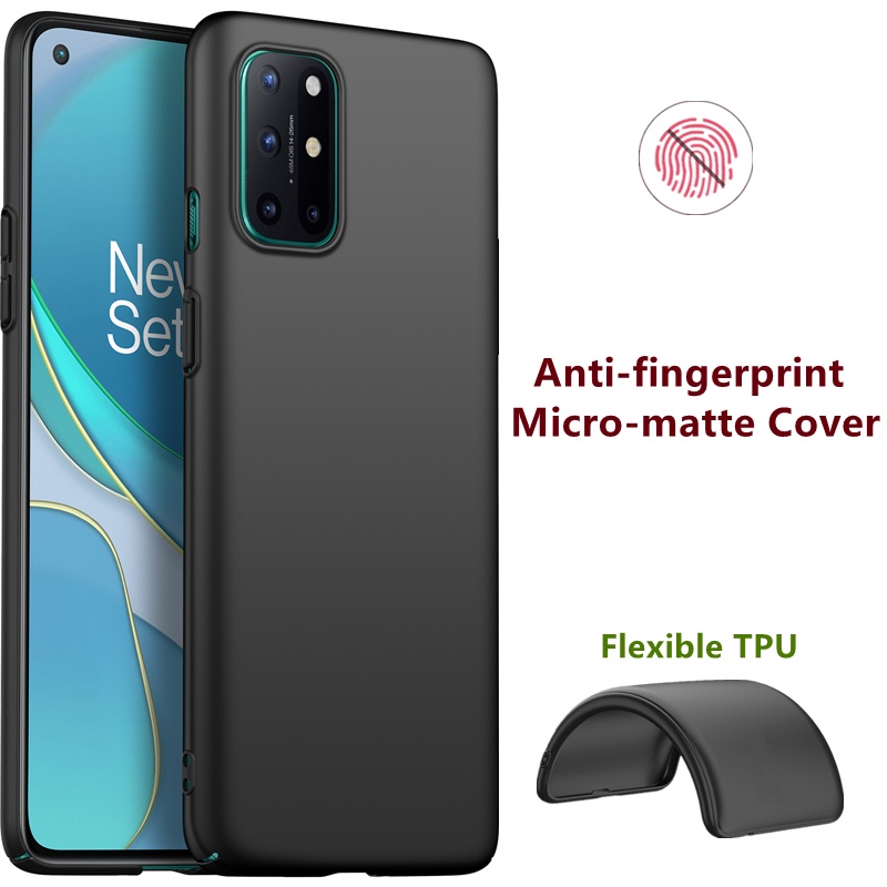 สําหรับ OnePlus 8T KB2001 KB2000 KB2003 KB2005 ยืดหยุ่น TPU Minimalism ฝาครอบซิลิโคน Fine Matte Fini