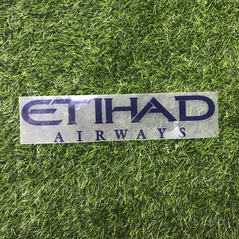 Etihad airways สีน้ําเงินเข้ม sponsor jersey แพทช์ jersi