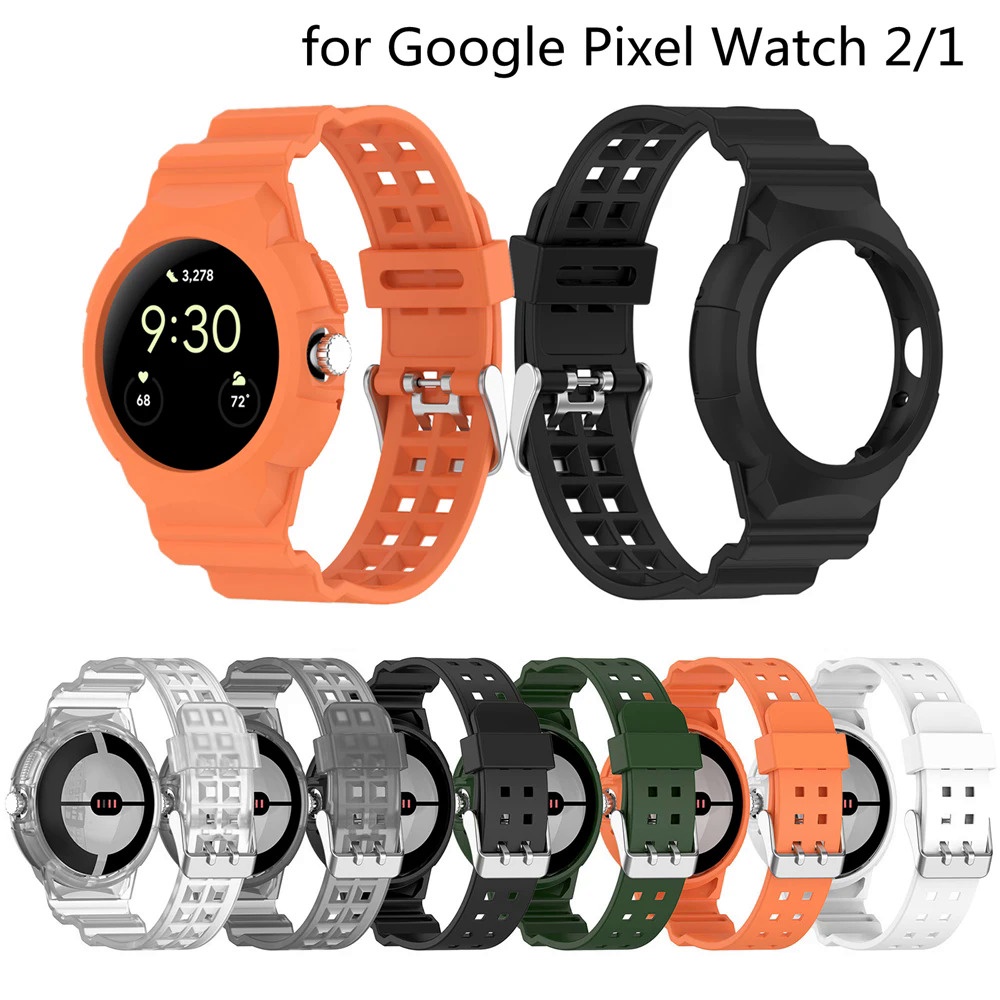 เคส 2 in 1 พร้อมสายคล้อง กันตก สําหรับ Google Pixel Watch 2 Google Pixel Watch2