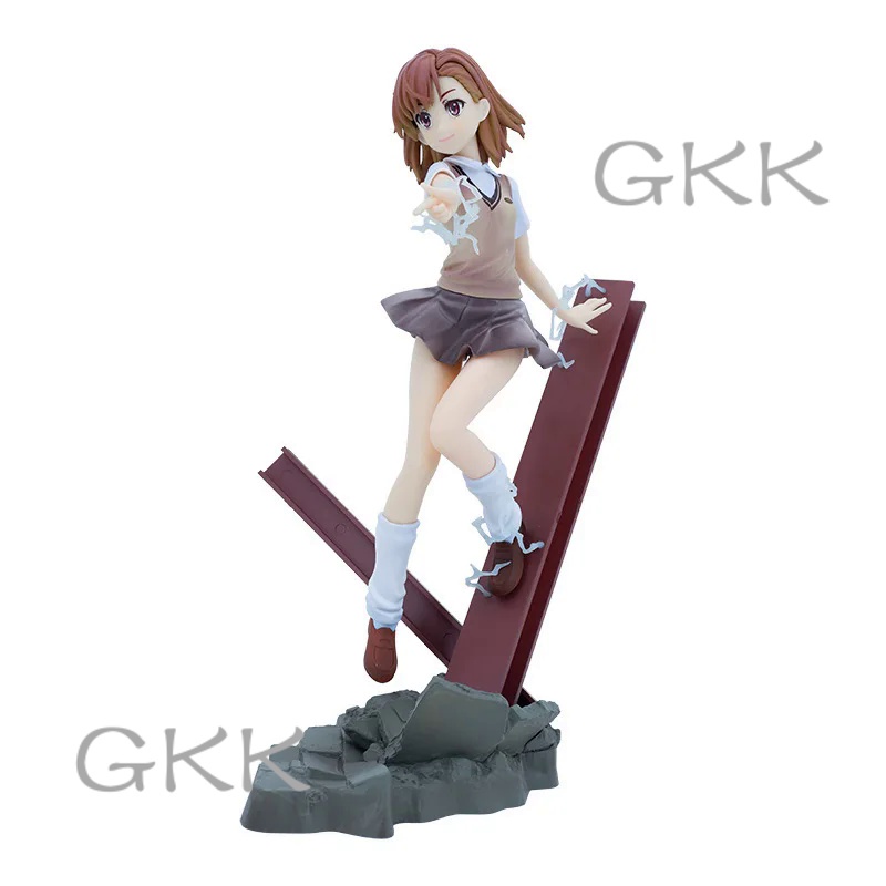 KK Tokoh Anime Toaru Majutsu No Index Toaru Kagaku No Railgun Misaka Mikoto Tokoh Aksi Anime Model M