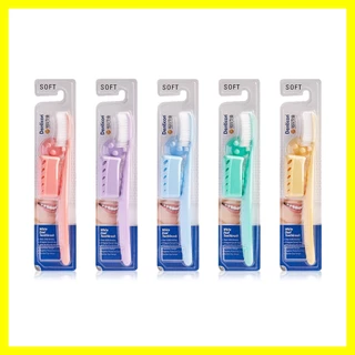 Denticon Wangta Toothbrush White Dual 1pc [Random Color].
