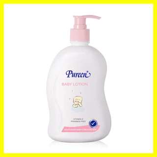 Pureen Baby Lotion 500ml เพียวรีน เบบี้ โลชั่นบำรุงผิว ซึมซาบเร็ว ไม่เหนียวเหนอะหนะ.