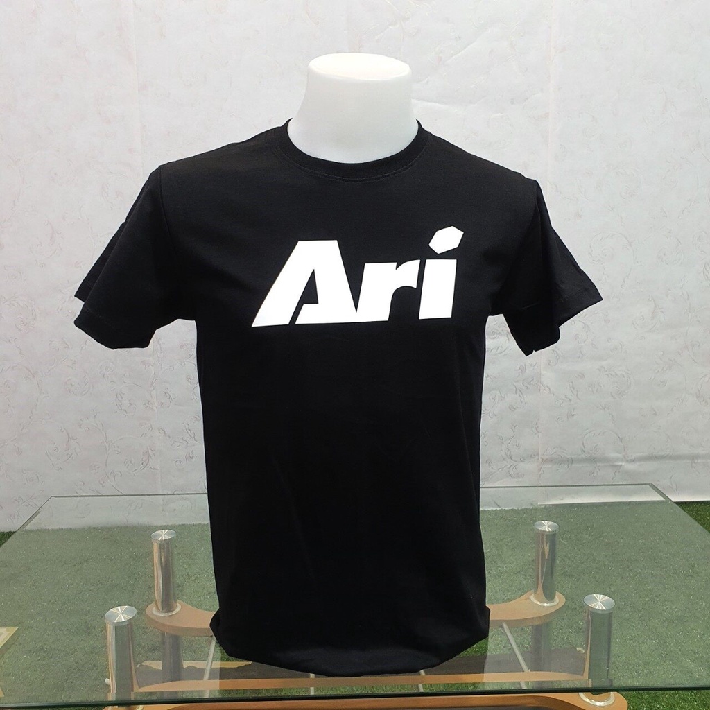 เสื้อยืด เสื้อ Ari (ผ้าคุณภาพดี) ถูกที่สุด (ผ้าดี cotton100, สกรีนแบบเฟล็ก PU)พร้อมส่งsize: S-5XL