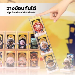【พร้อมส่งจากไทย】กล่องอะคริลิคใสใส่โมเดล มีช่องเสียบเสียบการ์ดได้ กล่องเก็บโมเดล กล่องใส่ตุ๊กตาสำหรับโชว์