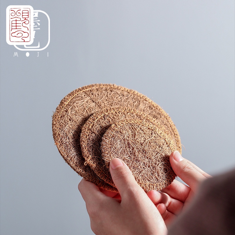 [Guanyun] แผ่นรองแก้วชา แฮนด์เมด มีฉนวนกันความร้อน