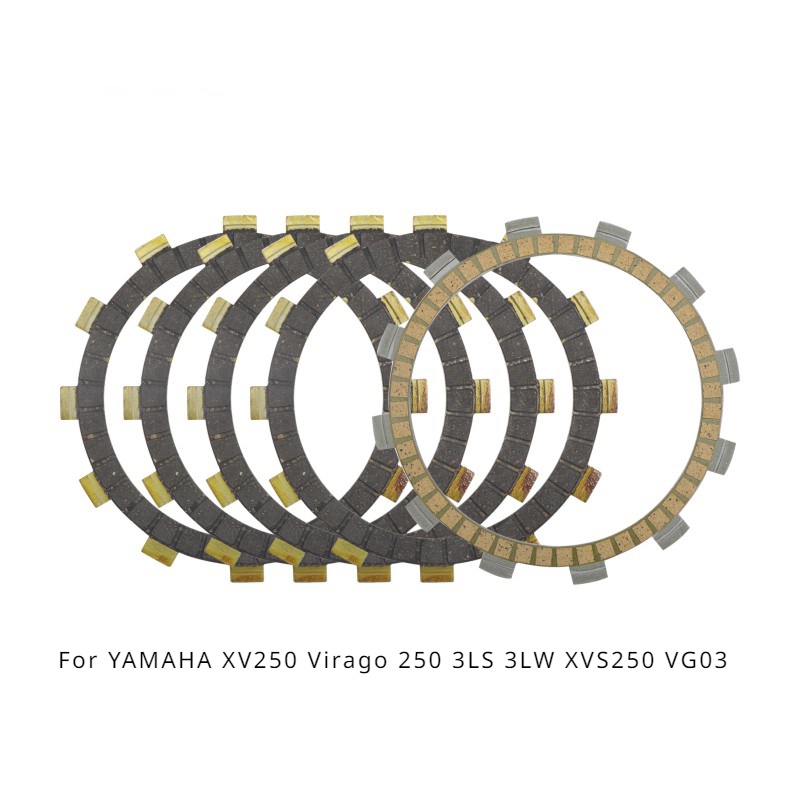ชุดแผ่นอัดคลัทช์รถจักรยานยนต์ สําหรับ YAMAHA XV250 Virago 250 3LS 3LW XV 250 1989-1999 XVS250 VG03 X