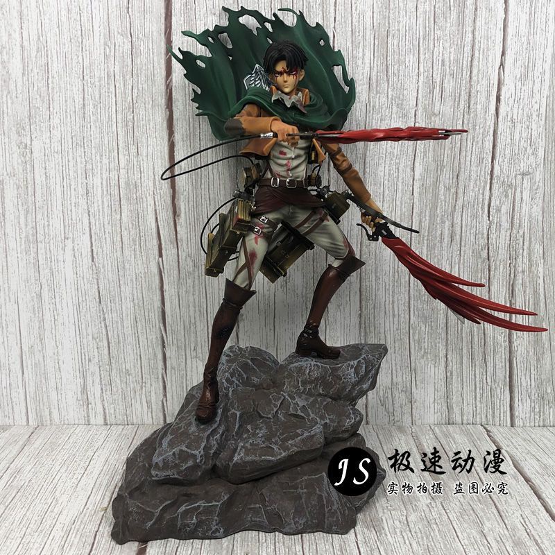 Attack on Titan Liangchen Lwei's Strongest Soldier 2.0 Li Cwell's Hand Office Doll Model Decoration Statue