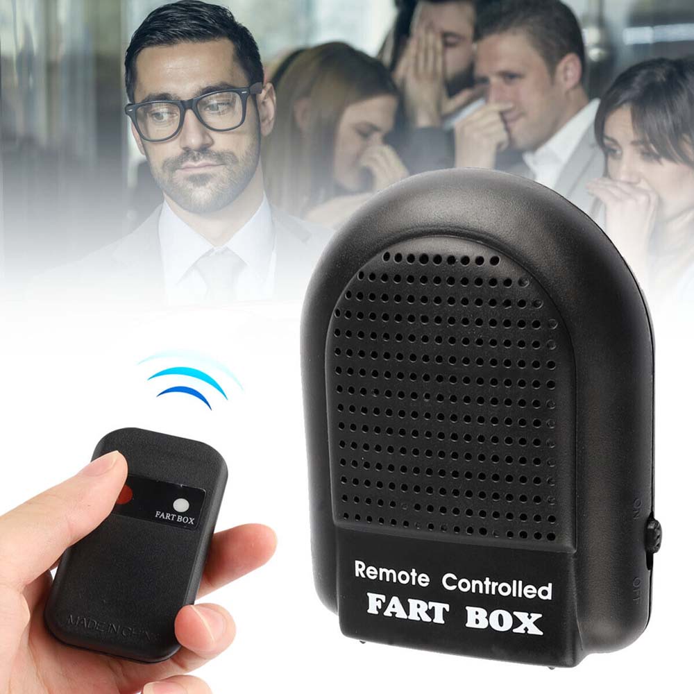 Funny Tricky Toys Remote Control Fart Box Simulated Farting Sounds Bomb Bags Farting Machine Party Prank Toy Spoof Gifts