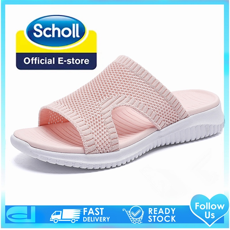 Scholl รองเท้าผู้หญิง scholl scholl scholl รองเท้าแตะชายหาดแบนผู้หญิง scholl Slides รองเท้า scholl ผู้หญิงรองเท้าแตะโบฮีเมียผู้หญิง
