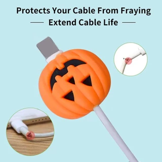 Cable Bite ที่กันสายหัก ลายการ์ตูน cable protector สำหรับ สายชาร์จ iP/Android/USB/Type-C