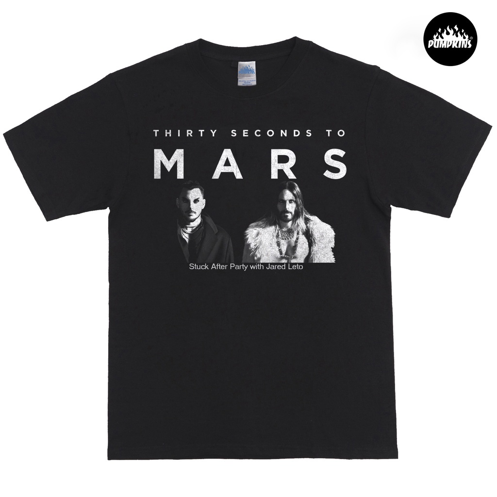 มีหลายสี [S-5XL]ผ้าฝ้าย 100% Kaos Band 30 SECOND TO MARS - ติดอยู่หลังปาร์ตี้กับวงเสื้อยืด jared let