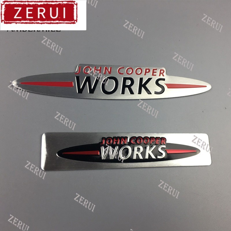 Zr สําหรับ Mini JCW Emblems สติกเกอร์รถสําหรับ Mini Cooper Countryman JCW F56 R56 R60 R53 R55