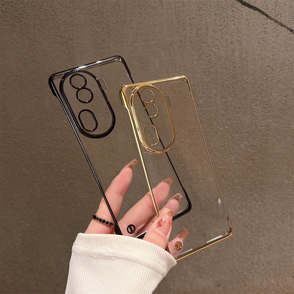 เคสโทรศัพท์มือถือ PC แบบแข็ง บางพิเศษ ป้องกันกล้อง สําหรับ Oppo Reno11 Reno10 Reno 11 10 Pro Plus (จีน) 5G