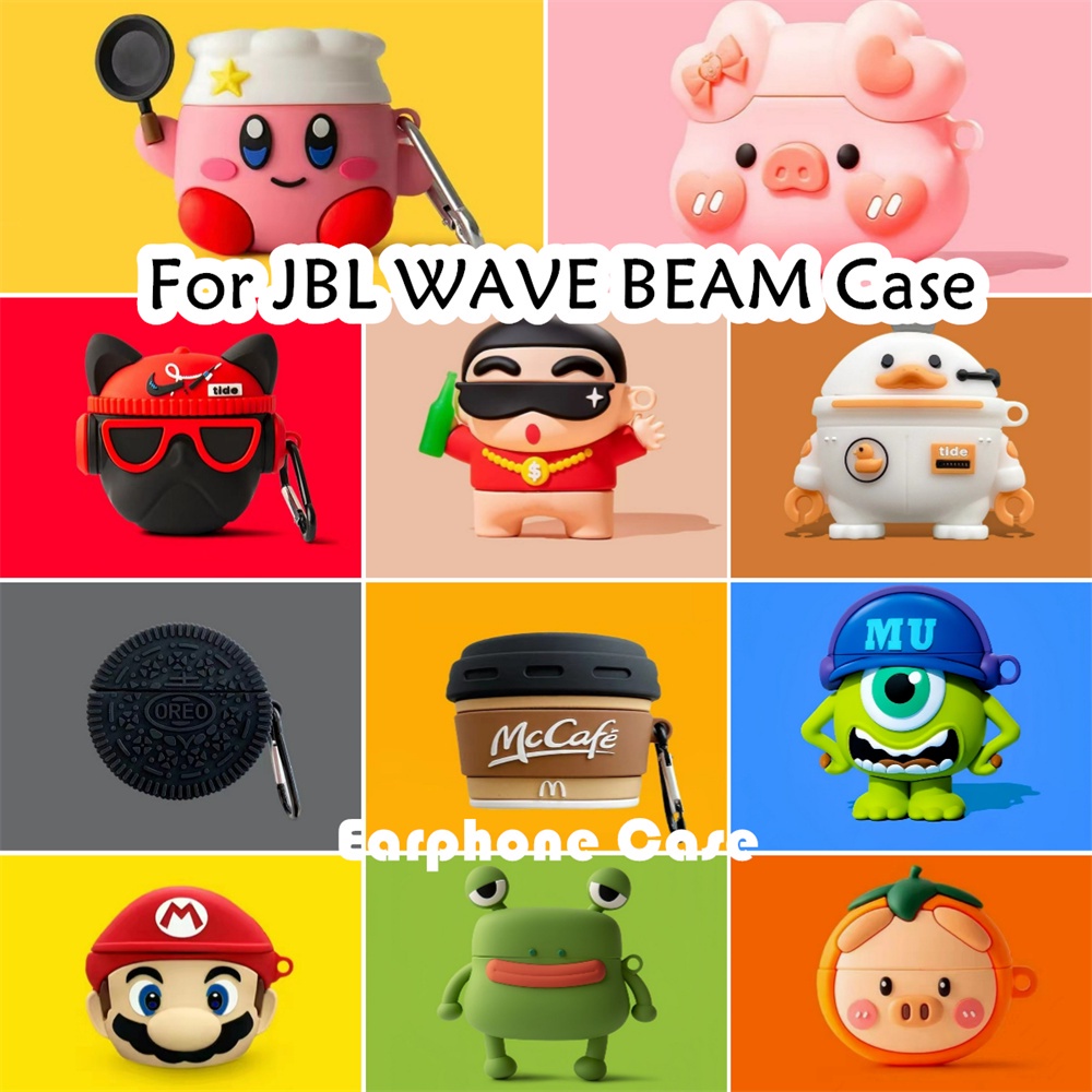 พร้อมส่ง! นําไปใช้กับ JBL WAVE BEAM เคส Case เคสหูฟัง การ์ตูนอะนิเมะ การ์ตูนชุด ซิลิโคนนุ่ม เคส เคสหูฟัง